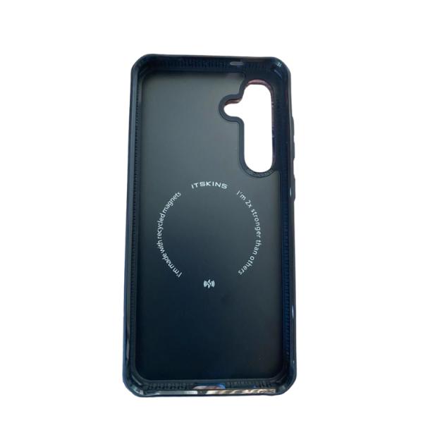 ITSKINS AVANA CASE FOR SAMSUMG S24 PLUS VELVET//BLACK COMPATIBLE WITH MAGSAFE rear view