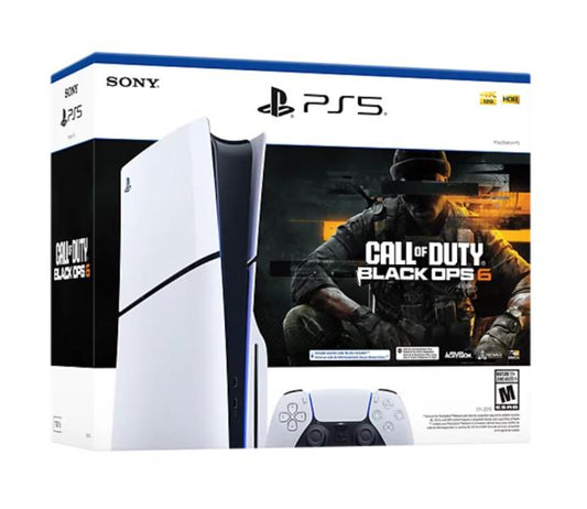 SONY PS5 SLIM DISCO: CALL OF DUTY BLACK OPS 6 BUNDLE USA