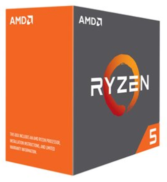 PROCESADOR AMD RYZEN 5 1600X 1RA GEN 3.6 GHZ AM4 YD160XBCAEWOF packaging