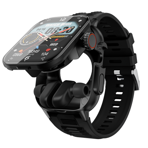 Smartwatch Kalobee GT8 Buds con Audífonos Integrados – AMOLED | Bluetooth 5.3 | IP67