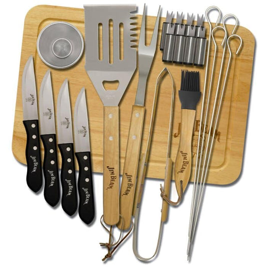 Jim Beam Set Grill Servidor De Alimentos 22Pz Jb0102