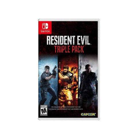 VIDEOJUEGO NINTENDO SWITCH RESIDENT EVIL TRIPLE PACK RESIDENT EVIL 4 5 Y 6