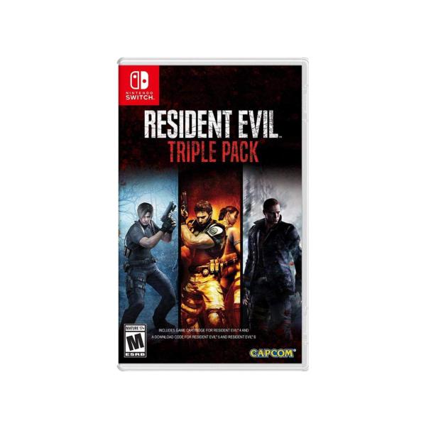 VIDEOJUEGO NINTENDO SWITCH RESIDENT EVIL TRIPLE PACK RESIDENT EVIL 4 5 Y 6