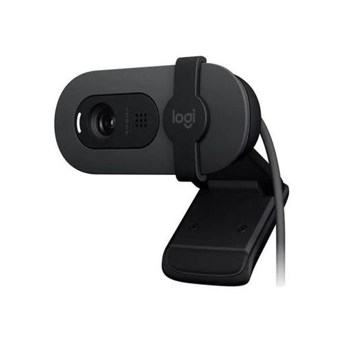 CÁMARA WEB LOGITECH BRIO 100 FULL HD 1080P USB CON OBTURADOR GRAFITO 960-001586