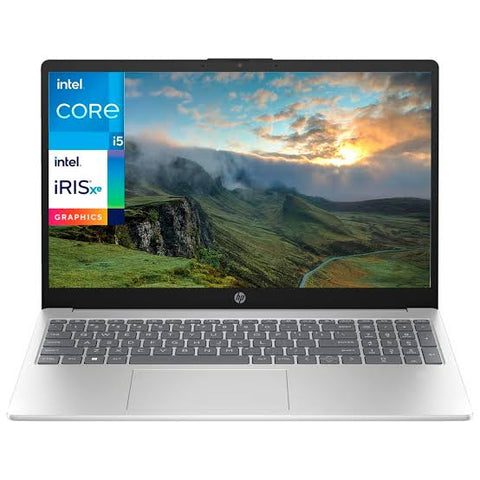 LAPTOP HP 15-FD0054NR CORE I5-1334U 8GB RAM 256GB SSD 15.6" FHD WEBCAM WINDOWS 11 HOME SILVER