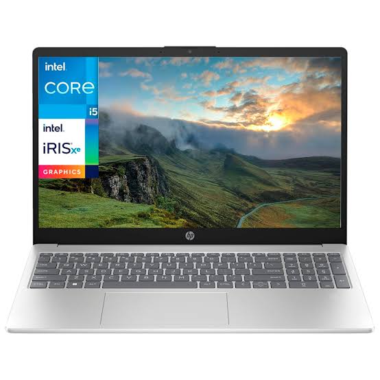 LAPTOP HP 15-FD0054NR CORE I5-1334U 8GB RAM 256GB SSD 15.6" FHD WEBCAM WINDOWS 11 HOME SILVER