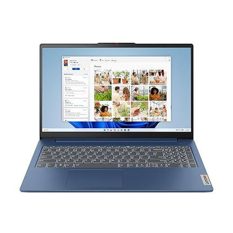 LAPTOP LENOVO IDEAPAD SLIM 3 15AMN8 RYZEN 5 7520U 8GB 256GB SSD 15.6" FHD WEBCAM WINDOWS 11 ABYSS BLUE