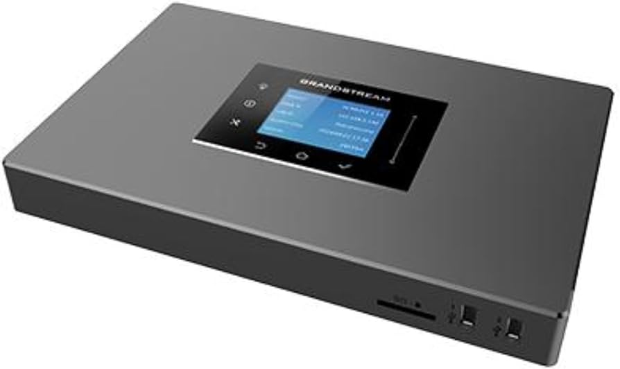 PBX IP GS 4XO, 4FXS 1000 USER 120 CONCURRENTES model with touch screen interface