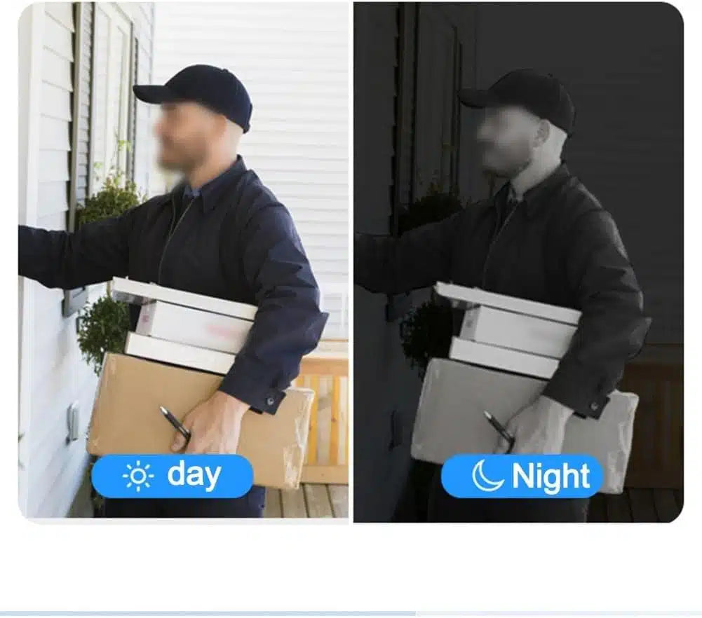 Timbre Para Puerta Con Camara X7 inalámbrica color negro- envío gratis