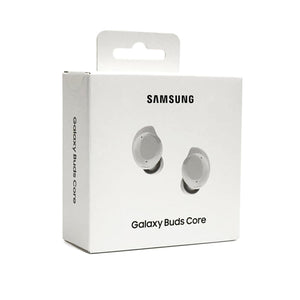 Caja de Audífonos Samsung Buds Core SM-R410 White frente a fondo blanco.
