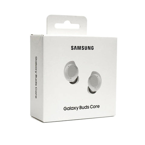 Caja de Audífonos Samsung Buds Core SM-R410 White frente a fondo blanco.