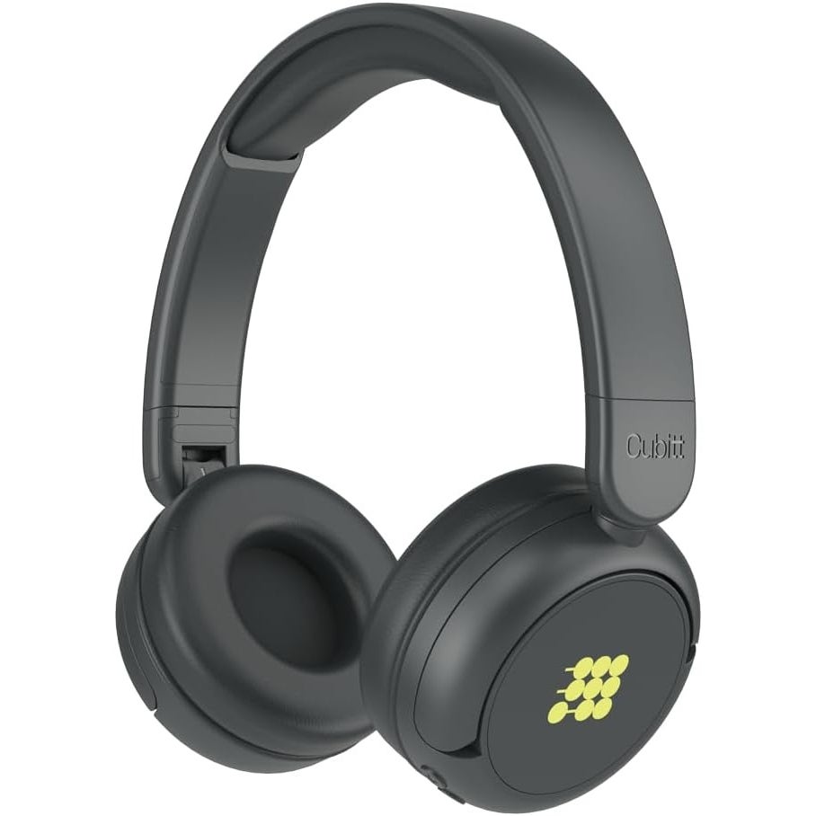 AUDIFONO INALAMBRICO CUBITT BK NEGRO para niños con diseño cómodo y seguro, ideal para edades 2 a 10 años.