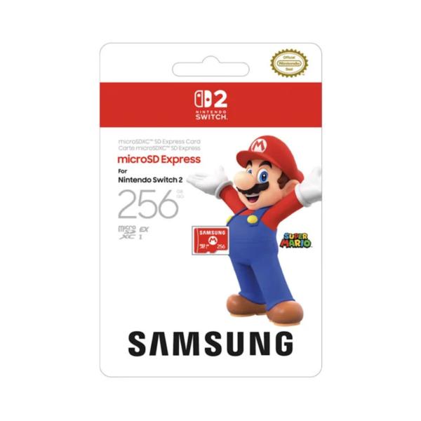 Memoria MicroSD Express Card Samsung 256GB para Nintendo Switch 2