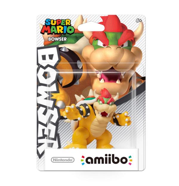 Figura Amiibo Bowser Nintendo Compatible con Juegos Nintendo Switch