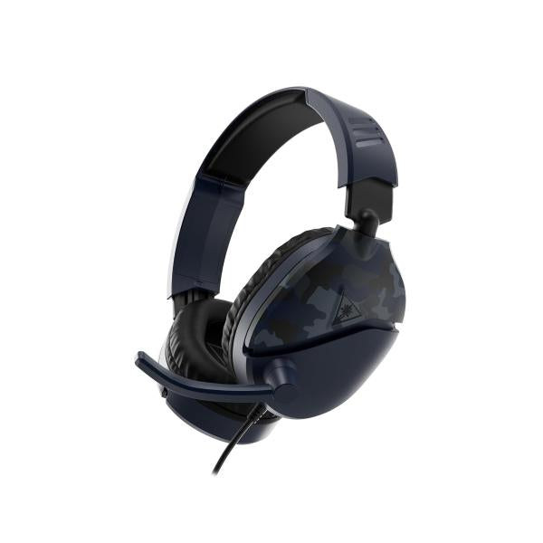 AUDÍFONOS GAMER TURTLE BEACH RECON 70 ALÁMBRICOS 3.5 MM MULTIPLATAFORMA MICRÓFONO BLUE CAMO