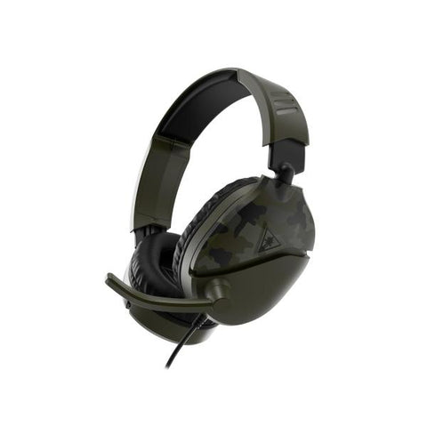 AUDÍFONOS GAMER TURTLE BEACH RECON 70 ALÁMBRICOS 3.5 MM MULTIPLATAFORMA MICRÓFONO GREEN CAMO