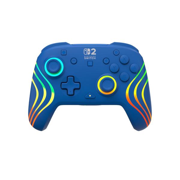 CONTROL INALÁMBRICO TURTLE BEACH AFTERGLOW WAVE RGB TMR NINTENDO SWITCH 2 AZUL