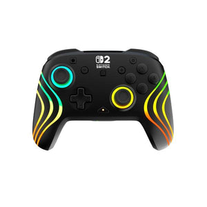 CONTROL INALÁMBRICO TURTLE BEACH AFTERGLOW WAVE RGB TMR NINTENDO SWITCH 2 NEGRO