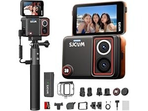 Camara de Accion SJCAM SJ30 8K Doble Lente con Empuñadura Combo Carga