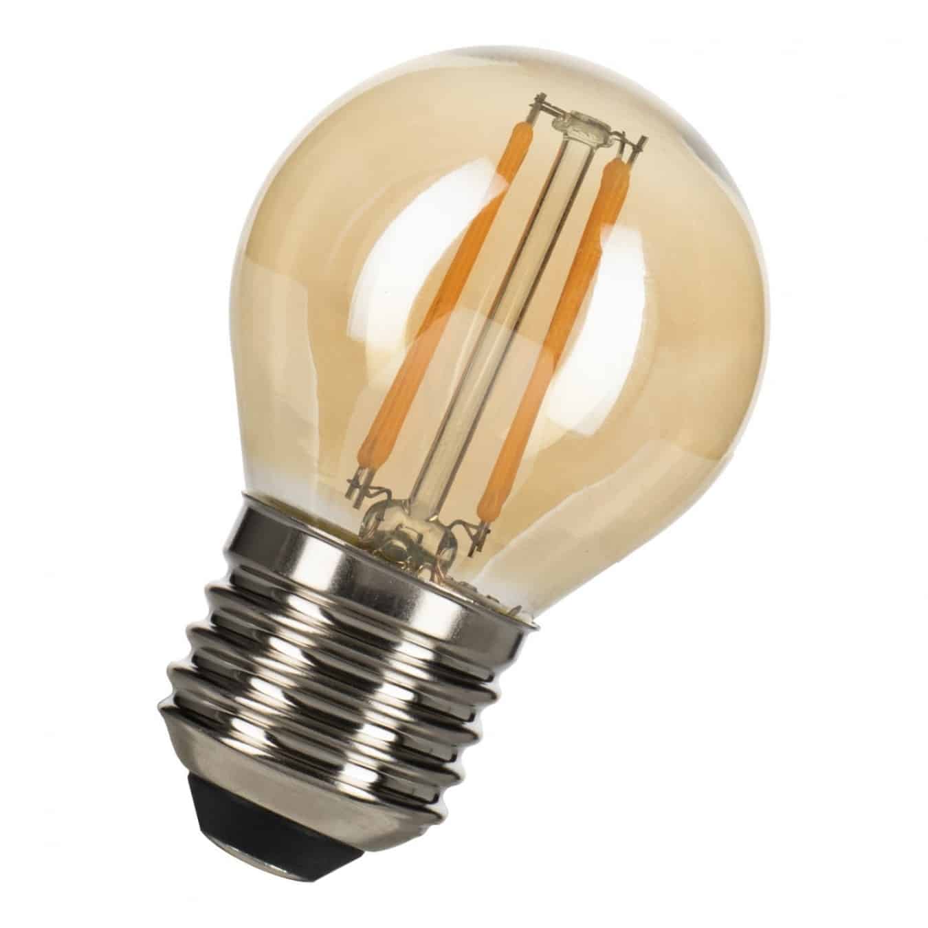 Led Vintage Mini Globo 4W 3000K E27 85-277V Dorado