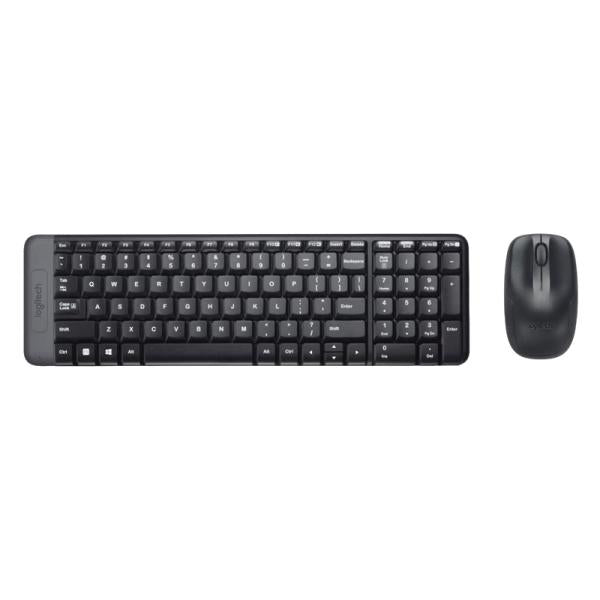 TECLADO Y MOUSE LOGITECH MK220 MEMBRANA INALÁMBRICO 2.4 GHZ ESPAÑOL 920-004430