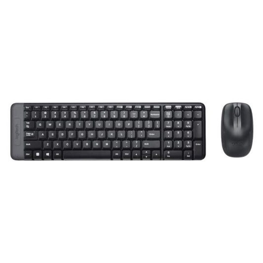 TECLADO Y MOUSE LOGITECH MK220 MEMBRANA INALÁMBRICO 2.4 GHZ ESPAÑOL 920-004430