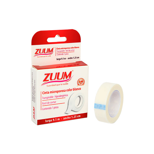 CINTA MICROPOROSA COLOR BLANCO