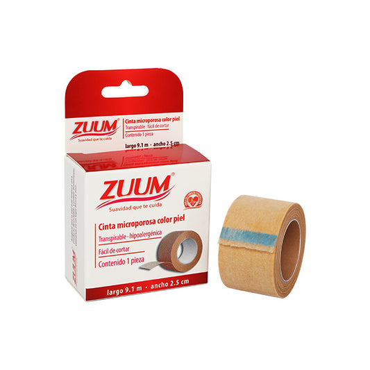 CINTA MICROPO COLOR PIEL 9.1MX2.5CM