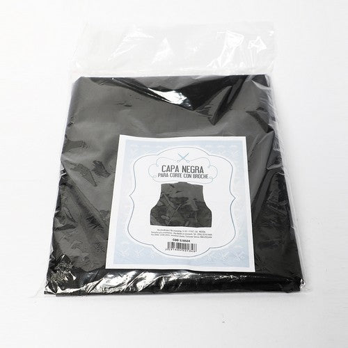 CAPA CORTE NEGRA CON BROCHE