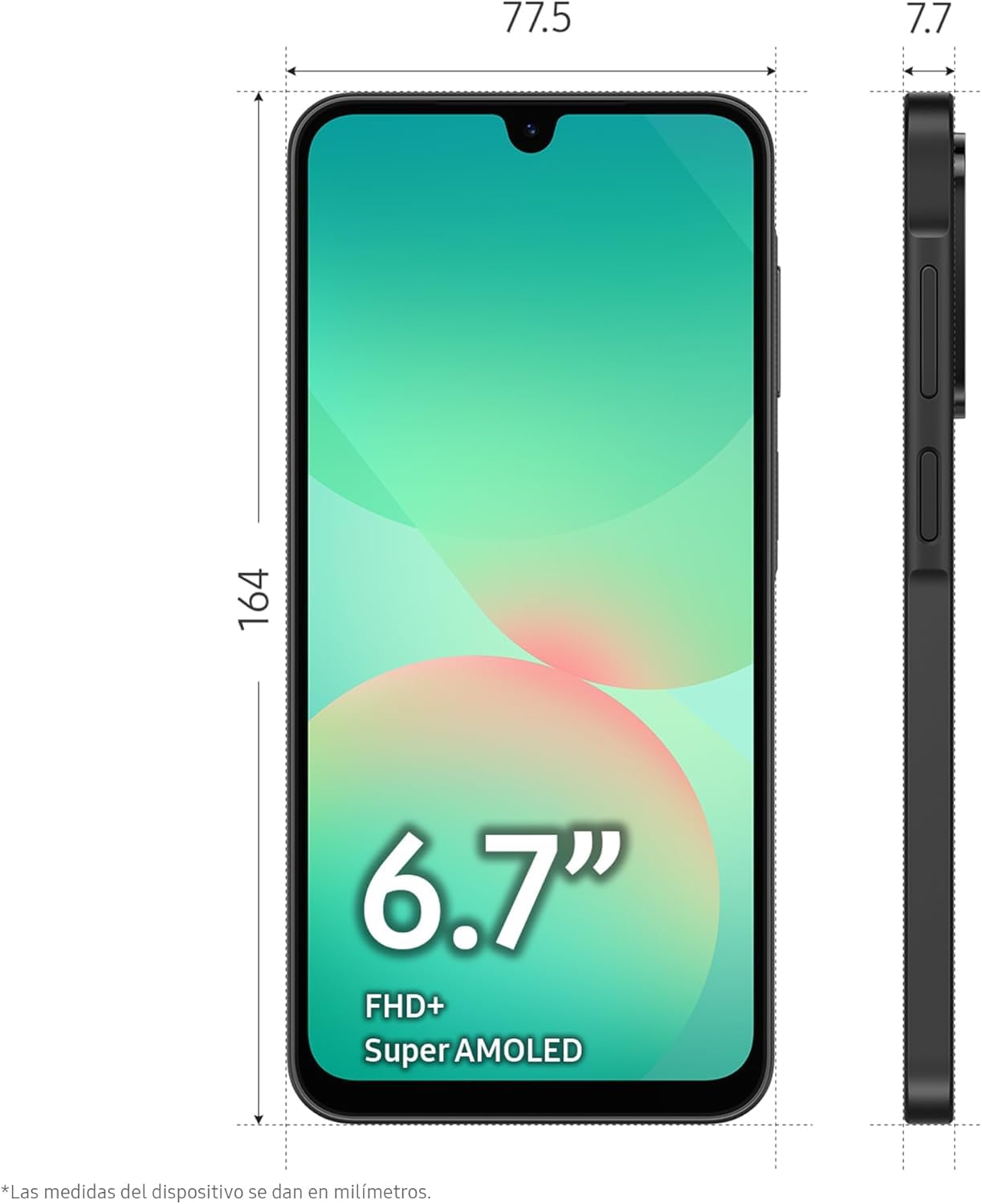 CELULAR SAMSUNG GALAXY A26 5G 6.7"  FH SUPER AMOLED 120HZ 8+256GB SM A266MZKHTPA