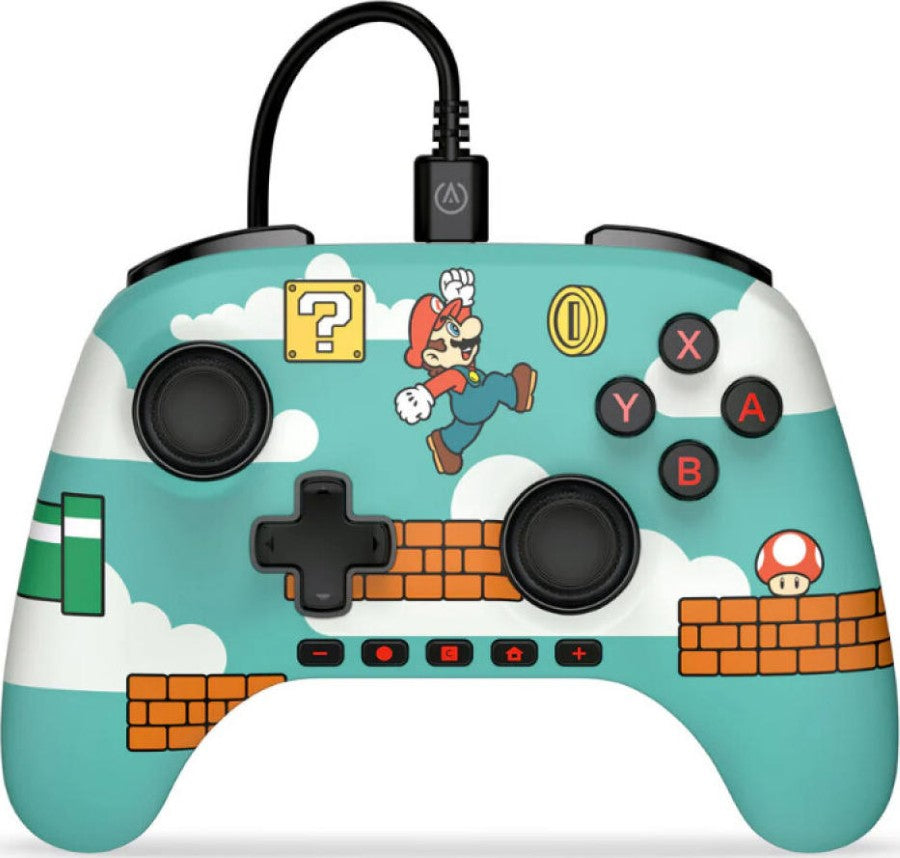 CONTROL NINTENDO SWITCH 2 MARIO TIME with Mario-themed design and detachable USB-C cable