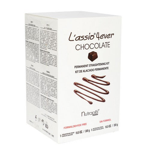 KIT DE ALISADO CHOCOLATE L-ASSIO 4VER NUTRAPEL SIN FORMOL REF. L430