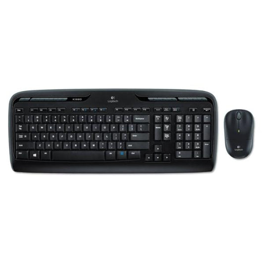 TECLADO LOGITECH MK320 MEMBRANA INALÁMBRICO 2.4 GHZ CON RECEPTOR USB INGLÉS 920-002836