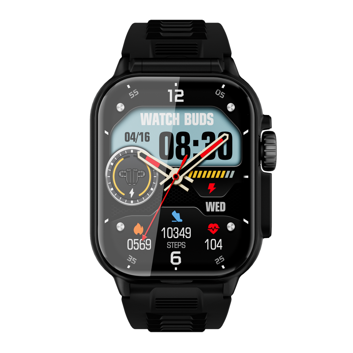 Smartwatch Kalobee GT8 Buds con Audífonos Integrados – AMOLED | Bluetooth 5.3 | IP67