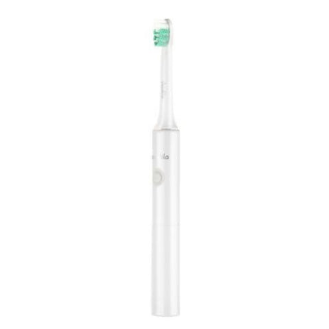 CEPILLO DIENTES PORTATIL BAT AAA KMTB016W Decakila eléctrico con tecnología IPX7 y 40,000 vpm, ideal para viajes y uso diario.