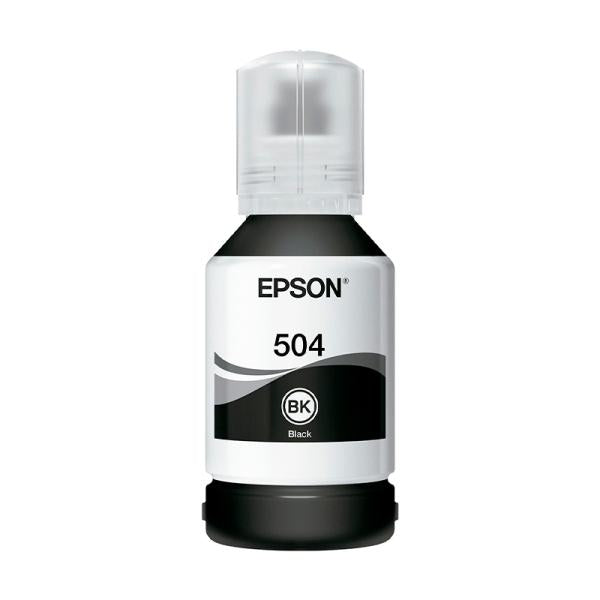 Botella De Tinta Epson T504120-Al Negra