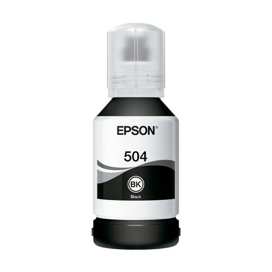 Botella De Tinta Epson T504120-Al Negra