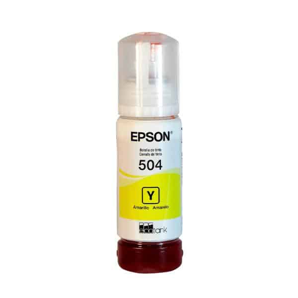 Botella De Tinta Epson T504420-Al Yellow