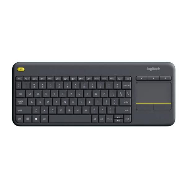 TECLADO LOGITECH K400 PLUS MEMBRANA INALÁMBRICO  BLUETOOTH INGLÉS CON TOUCHPAD INTEGRADO 920-007119