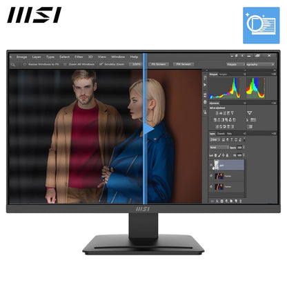 MONITOR GAMING MSI PRO MP243L E14 23.8" PLANO 1920 X 1080 144HZ ANTI-GLARE HDMI Y D-SUB 9S6-3PE1CH-005