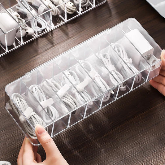 Caja Plástica Orgamizadora De Cables