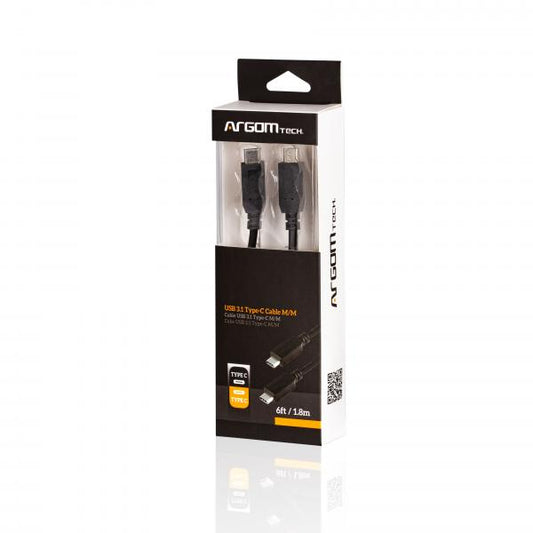 Cable Argom Usb 3.1 Type C A Type C 6F/1.8M Arg-Cb-0063