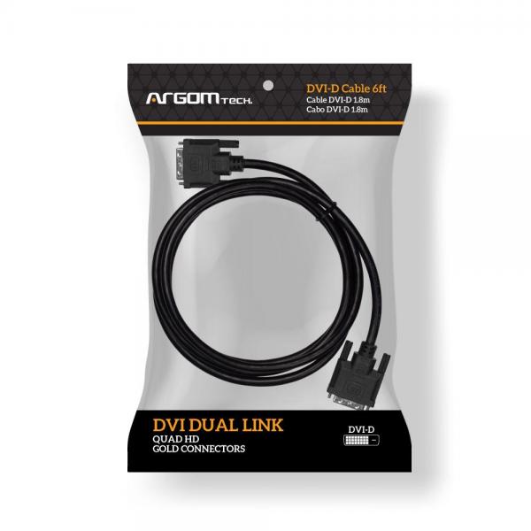CABLE ARGOM DVI A DVI 6FT ARG-CB-1301