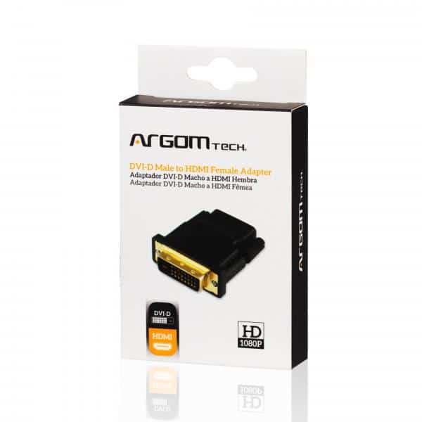 Adaptador Argom Dvi Macho A Hdmi Hembra Arg-Cb-1320
