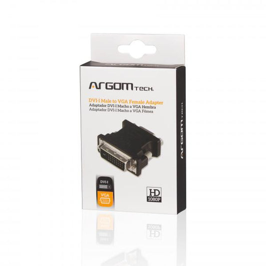 ADAPTADOR ARGOM DVI-I A VGA HEMBRA ARG-CB-1321