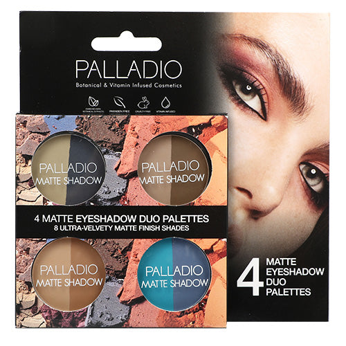 Kit 4 Matte Eyeshadow Duo