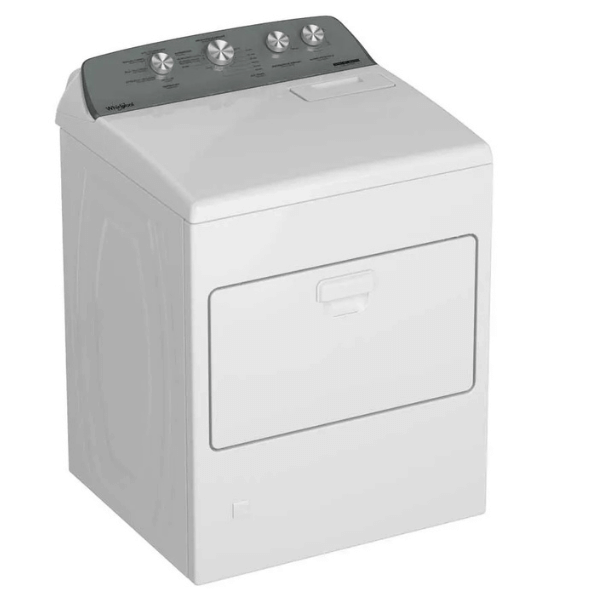 Secadora a gas Whirlpool 26 kg modelo 7MWGD26TLRW con control de temperatura y sistema Xpert Dry Sensor.