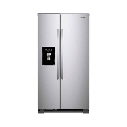 Refrigerador Side By Side Whirlpool - 25 Pies - Acero Inoxidable - Dispensador Agua Y Hielo