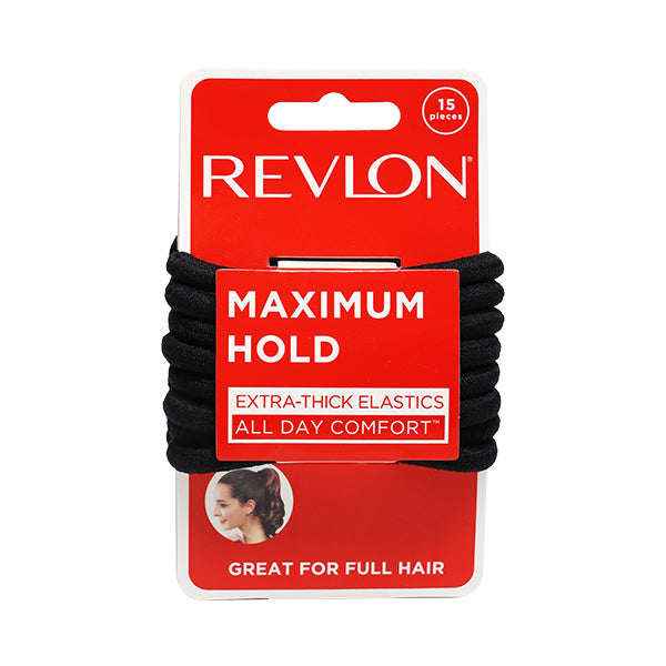 Cola Elastica Extra Gruesa Negra