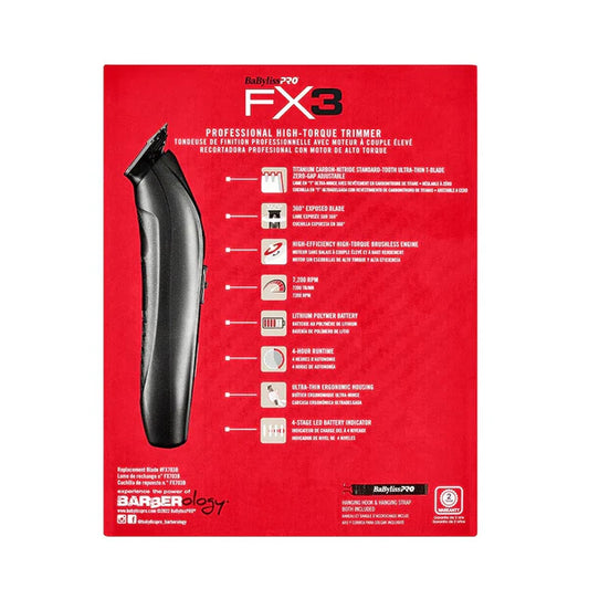 Trimmer  Profesional Negro Fx3